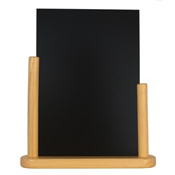 Elegant Wooden Table Chalkboard Natural Small 160x170mm