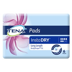 3478009 - Tena Pads Instradry Long Length (6X6/Pkt)