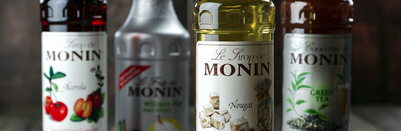 Add flavour with Monin syrups