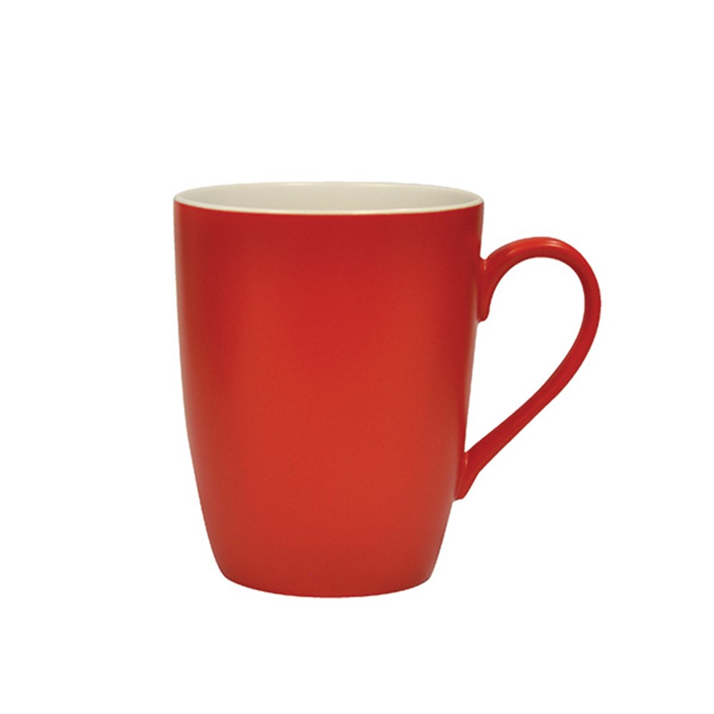 Cafe Mug Red 320ml 1216342 Reward Hospitality