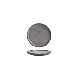 Gembrook Round Coupe Plate Grey 165mm POTTR