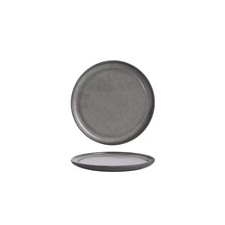 Gembrook Round Coupe Plate Grey 200mm POTTR