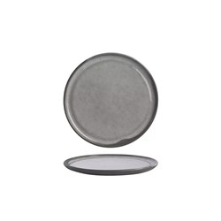 Gembrook Round Coupe Plate Grey 230mm POTTR
