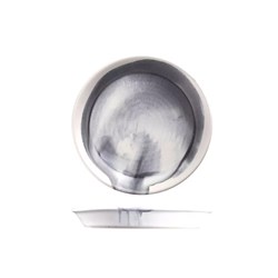 Finn Round Tapered Plate Black 150mm POTTR