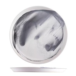 Finn Round Tapered Plate Black 290mm POTTR