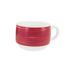 Opal Brush Cup Cherry Red 190ml 