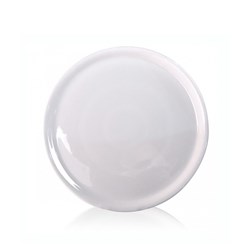 Round Pizza Plate White 330mm Saturnia