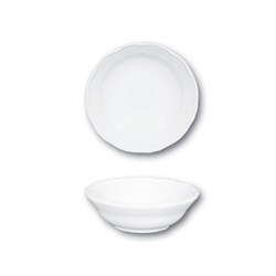 Praga Round Bowl White 130mm Saturnia