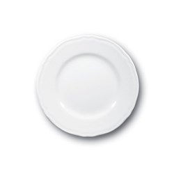 Praga Round Plate White 260mm Saturnia