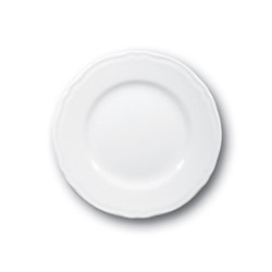 Praga Round Plate White 280mm Saturnia
