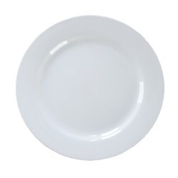 Echelon Wide Rim Plate White 305mm 