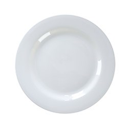 Echelon Wide Rim Plate White 205mm