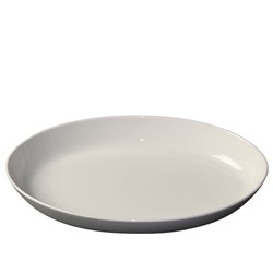 White Album Oval Flared Plate 190X115mm (36)