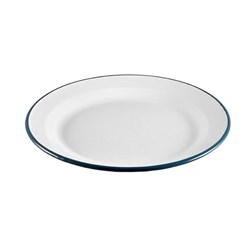 Enamel Plate White 240mm 