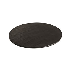 Taroko Melamine Round Platter Black 330mm