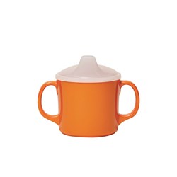 Melamine Sippy Cup & Lid Orange 200ml