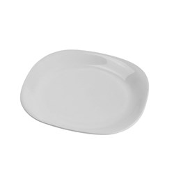 Healthcare Square Plate White 210mm 