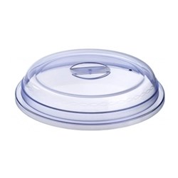 Healthcare Round Plate Cover Blue Suits 230mm