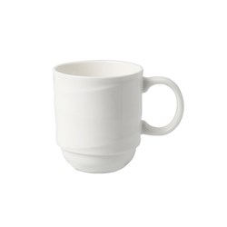 Maxadura Resonate Coffee Mug Stackable White 350ml 
