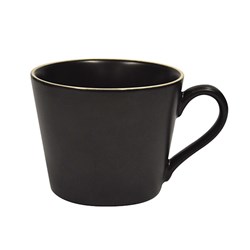 Cafe Latte Cup Black 180ml 