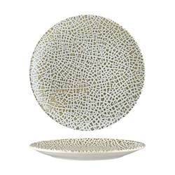 Lapya Wood Round Coupe Plate 270x30mm Bonna