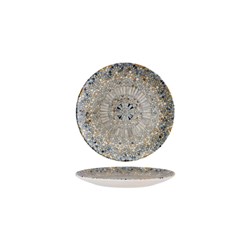 Luca Mosaic Round Coupe Plate 210x20mm Bonna