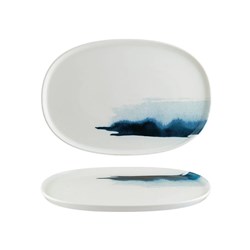 Blue Wave Oval Platter 340x230mm Bonna