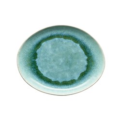 Vilamoura Verde Reactive Oval Plate 220X174x25mm (4/12)