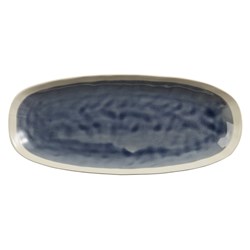 Winter Oval Plate 250X115mm Blue (6/36)