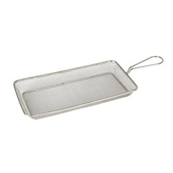 Brooklyn Service Basket Rectangle Stainless Steel 280x150x25mm