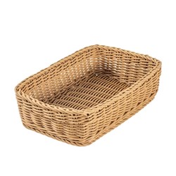 Rectangular Storage Basket Black 310x210x80mm Icon Chef