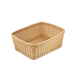 Rectangular Storage Basket Khaki 500x400x180mm Icon Chef