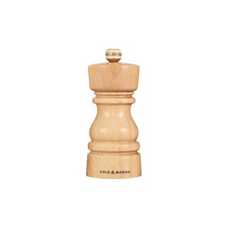 London Pepper Mill Natural Beech 130mm Cole & Mason