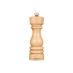 London Pepper Mill Natural Beech 180mm Cole & Mason
