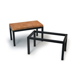 Black Luxor Metal Stand 1/2 Riser