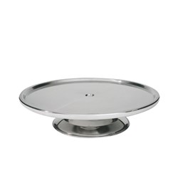 Trenton Stainless Steel Low Cake Stand