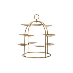 Canape Serving Tree Brass 395x300mm Artesa