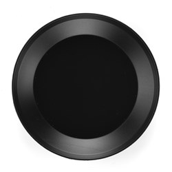 Designer Insulated Plate Base Black 230mm