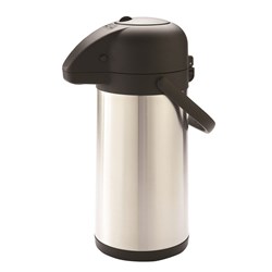 Airpot with Top Push Cap Stainless Steel 2.5L
