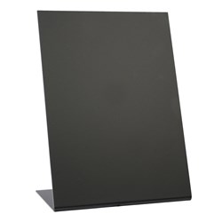 Mini L Chalkboard Sign Set Black A5 