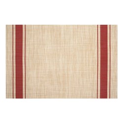 Rectangular Placemat French Red 450x300mm Icon Chef
