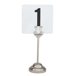 Stainless Steel Deluxe Table Number Stand Harp 150mm