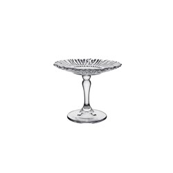 Patisserie Glass Mini Footed Plate