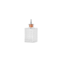Bitters Bottle Square With Chrome Lid 90ml