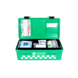 First Aid Kit Standard Work Place Plastic Portable