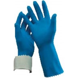 Oates Flocklined Glove Blue Size 8