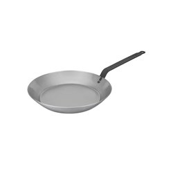 Heavy Duty Frypan 280x45mm Black Steel Matfer Bourgeat