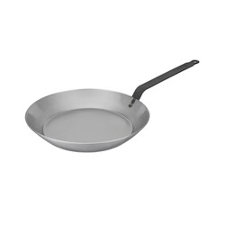 Heavy Duty Frypan 360x50mm Black Steel Matfer Bourgeat