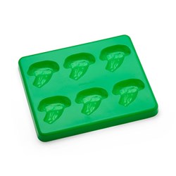 Broccoli Silicone Food Mould & Lid 6 Portion Green