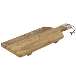 Hampton Rectangle Board Wood Wht Hdl 500X180x30mm (4)